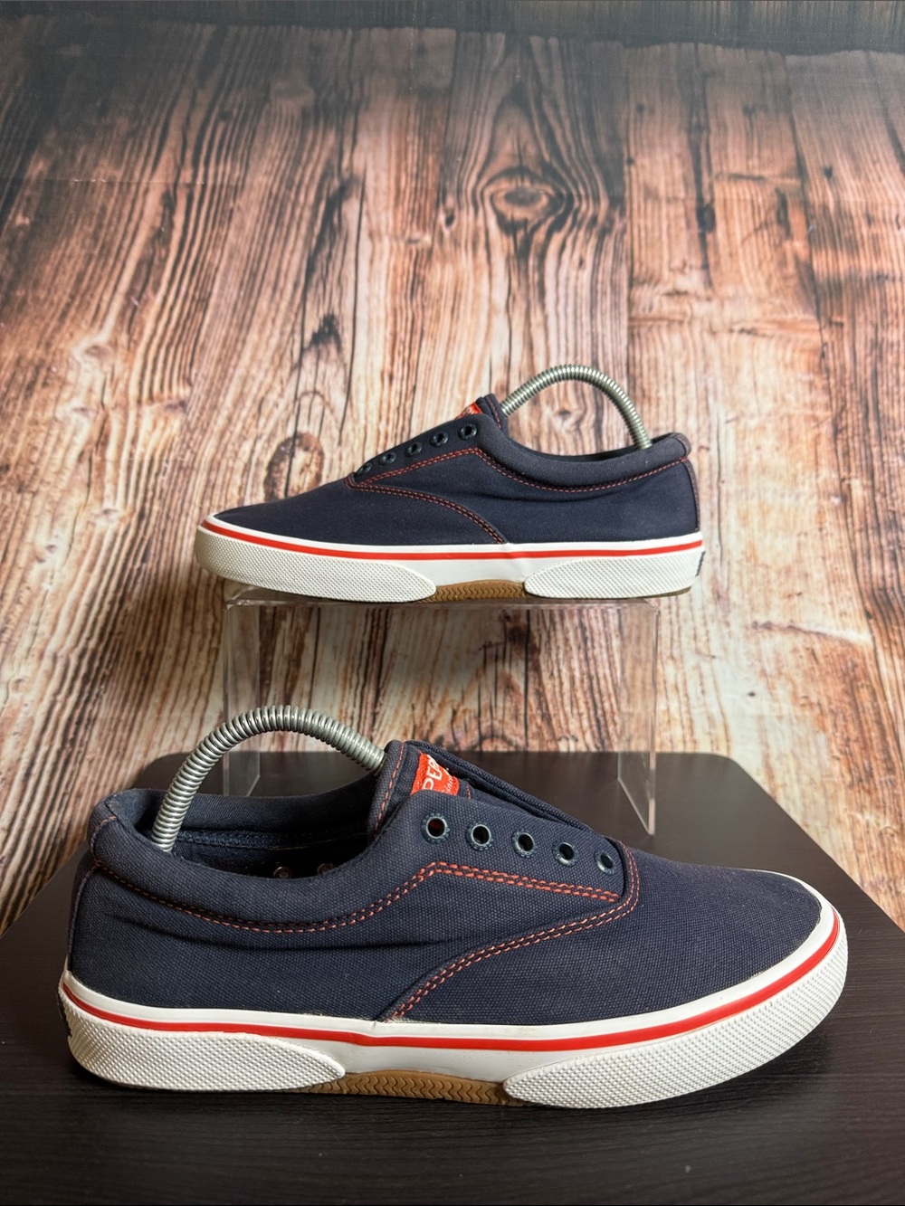 Sperry Striper Laceless Slip On Shoes Mens Sz 8.5